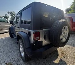2015 Jeep Wrangler back left view