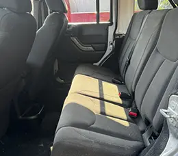 2015 Jeep Wrangler back interior