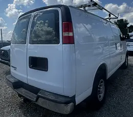 2016 Chevy Express back right view