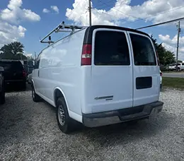 2016 Chevy Express back left view