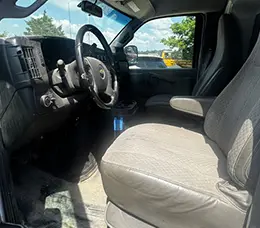2016 Chevy Express front interior