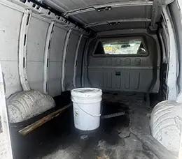 2016 Chevy Express door to back interior