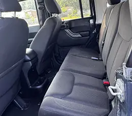 2017 Jeep Wrangler back interior