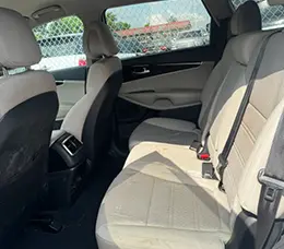 2017 Kia Sorento White Back Interior