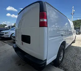 2020 Chevy Express back right view