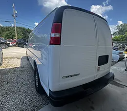 2020 Chevy Express back left view