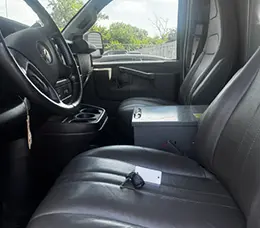 2020 Chevy Express front interior