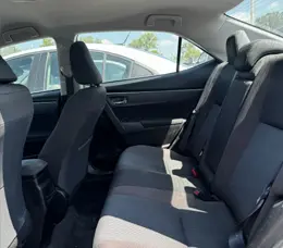 2019 Toyota Corolla back interior